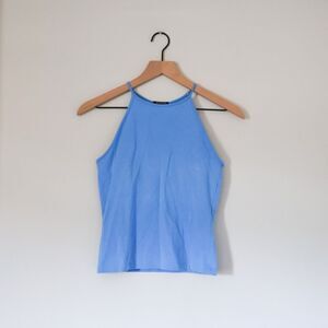 Gap Y2K Stetch Halter Top Blue XS
